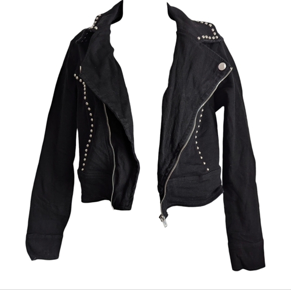 Rampage black moto jacket juniors large - Picture 3 of 9